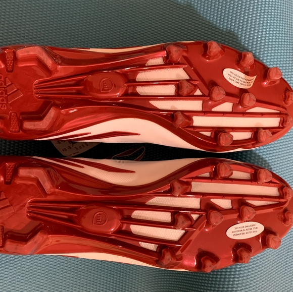 Adidas RGIII RG3 Size 15 Quick Frame Men's Football Cleats White Red C76205 - Picture 7 of 11